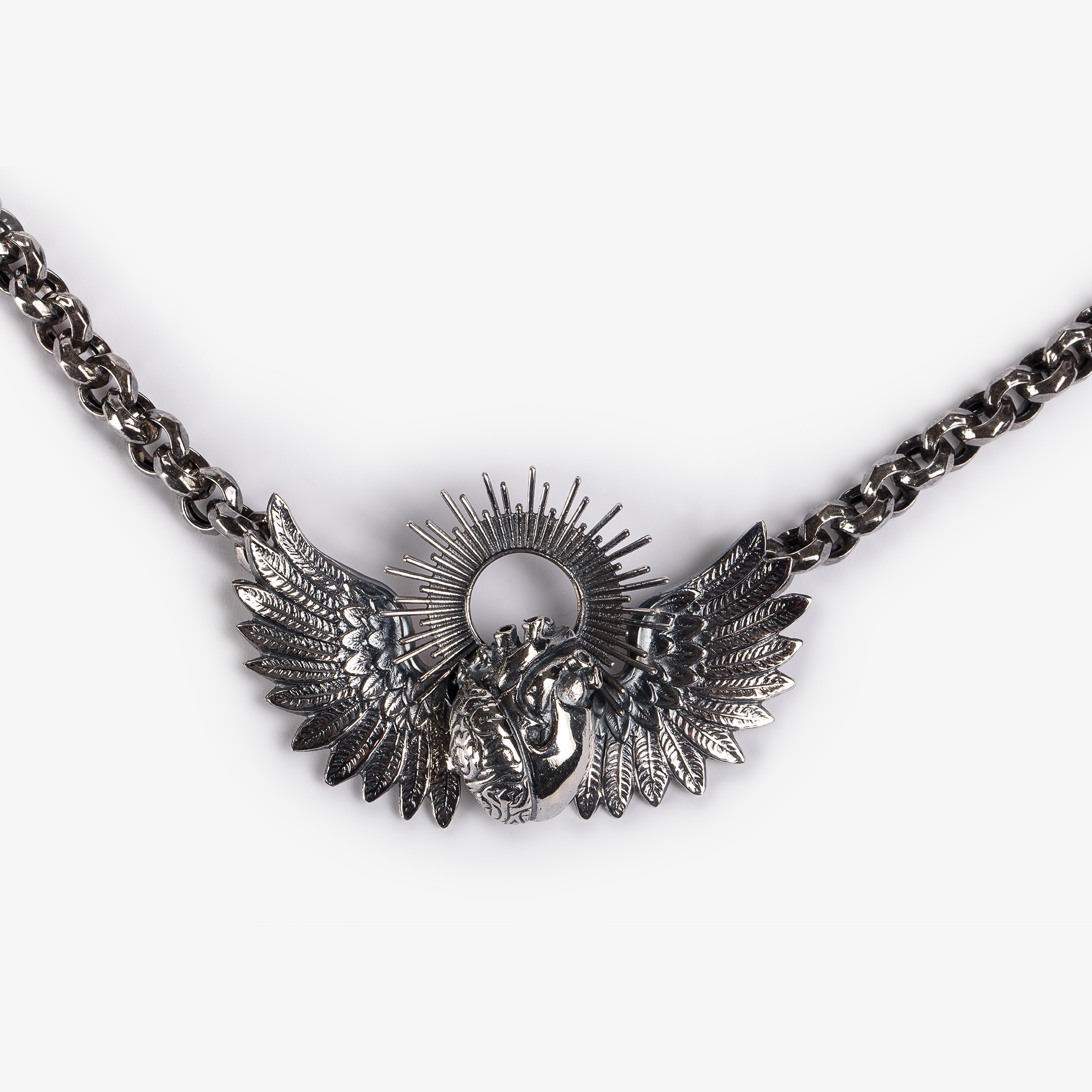 Collana Amore e Psiche Involo Argento dettaglio