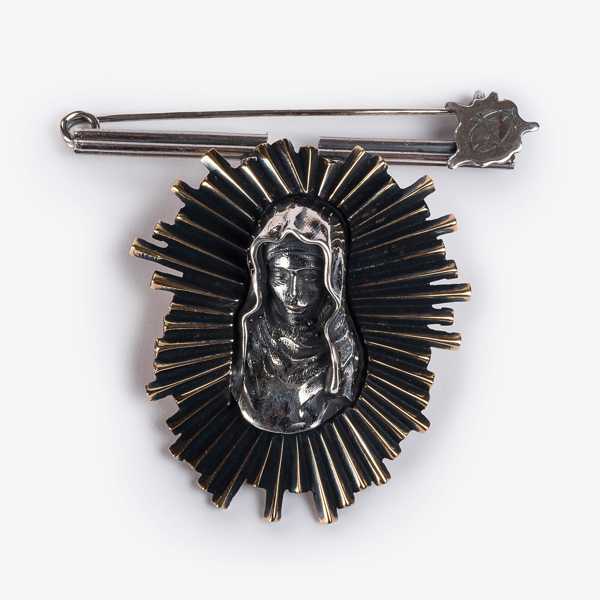 Spilla con ciondolo Stella Maris